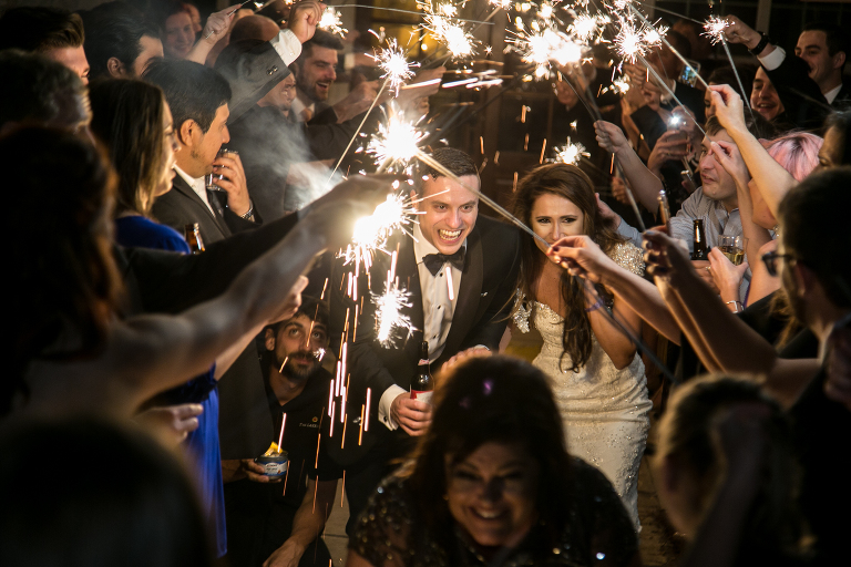 Sparkler Wedding Exit